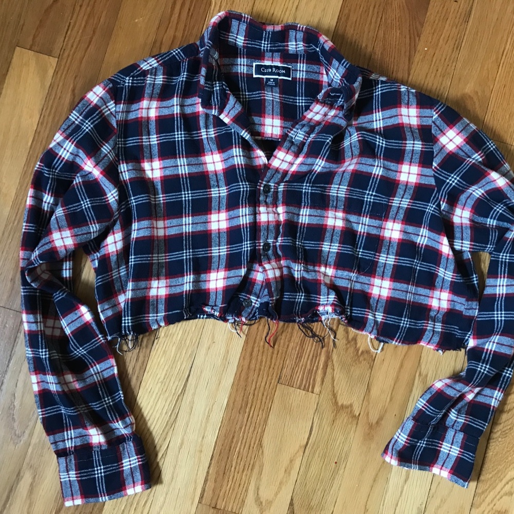 Cropped Boyfriend Flannel